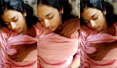 Brother Press Sleeping Hot Sister Boobs Captured