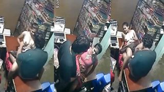 Tamil Girl Affair With Shop Owner Fucking CCTV Captured