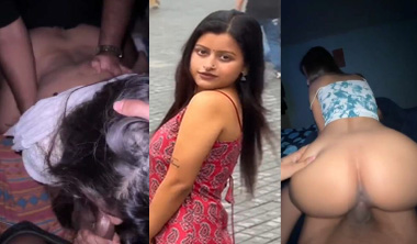 Telugu Mallu Girl Threesome – Sex Hard Riding With BF