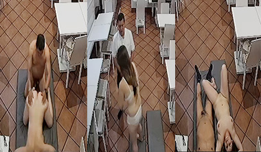 Uncle Affair With Hot Babe Fuck In Restaurant CCTV – Part 2