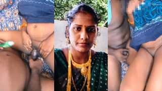 Telugu Horny Wife Morning Fuck CumShot On Pussy