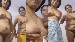 Telugu Lesbian Aunty’s Enjoying Showing Mms