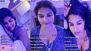 Telugu Actress Reshma Ki Private Live Boobs Show