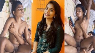 Telugu Skinny Girl Fucking – Cumshot On Pussy