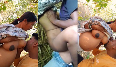Telugu Mallu Wife Affair – Outdoor Fucked With BF Nude