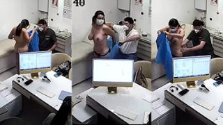 Telugu Wife Clinic Naked – Front of Doctor IPCam Porn