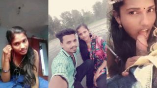 Telugu College Couple Blowjob – Outdoor Sex Leak