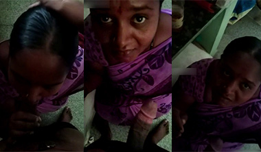 Desi Telugu Maid Aunty – Blowjob Fucking