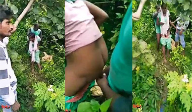Telugu Village Girl Group Fucking in Jungle Leaked